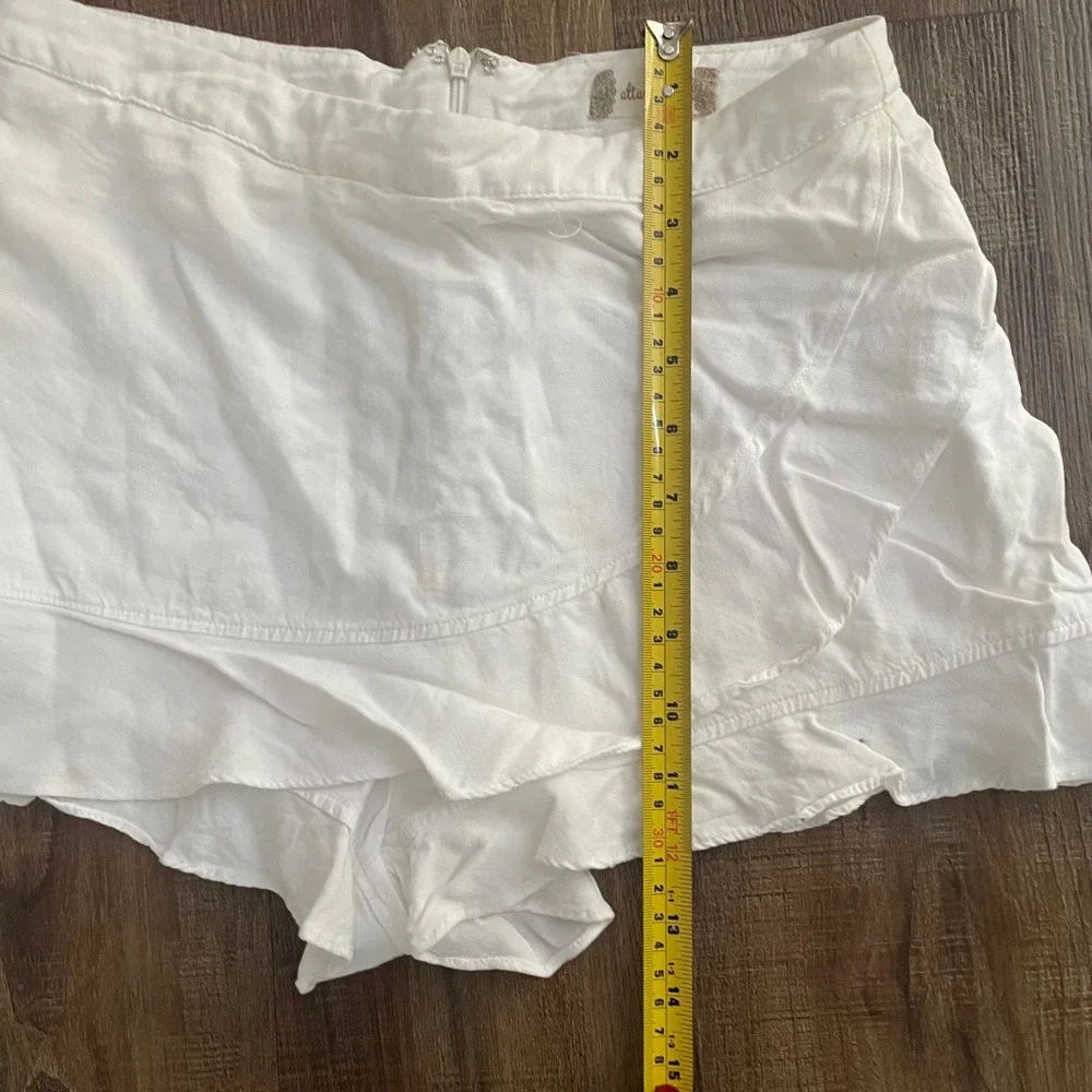 Altard State White Ruffle Skort Shorts‎ Skirt Women's Medium Cute
